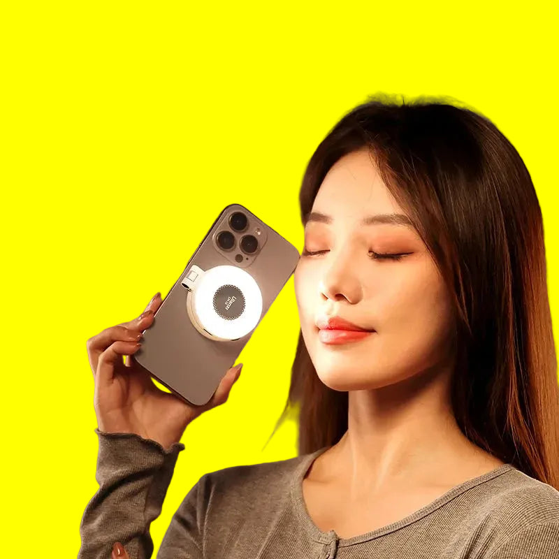 Lampe Selfie avec Lumière LED pour iPhone 17 16 15 14 13 12 Pro Max